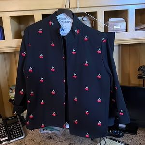 At John jacket and pants